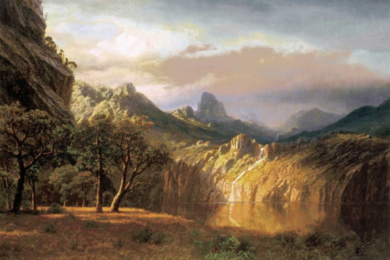 In the Valley Poster Print by Albert Bierstadt - Item # VARPDX134294